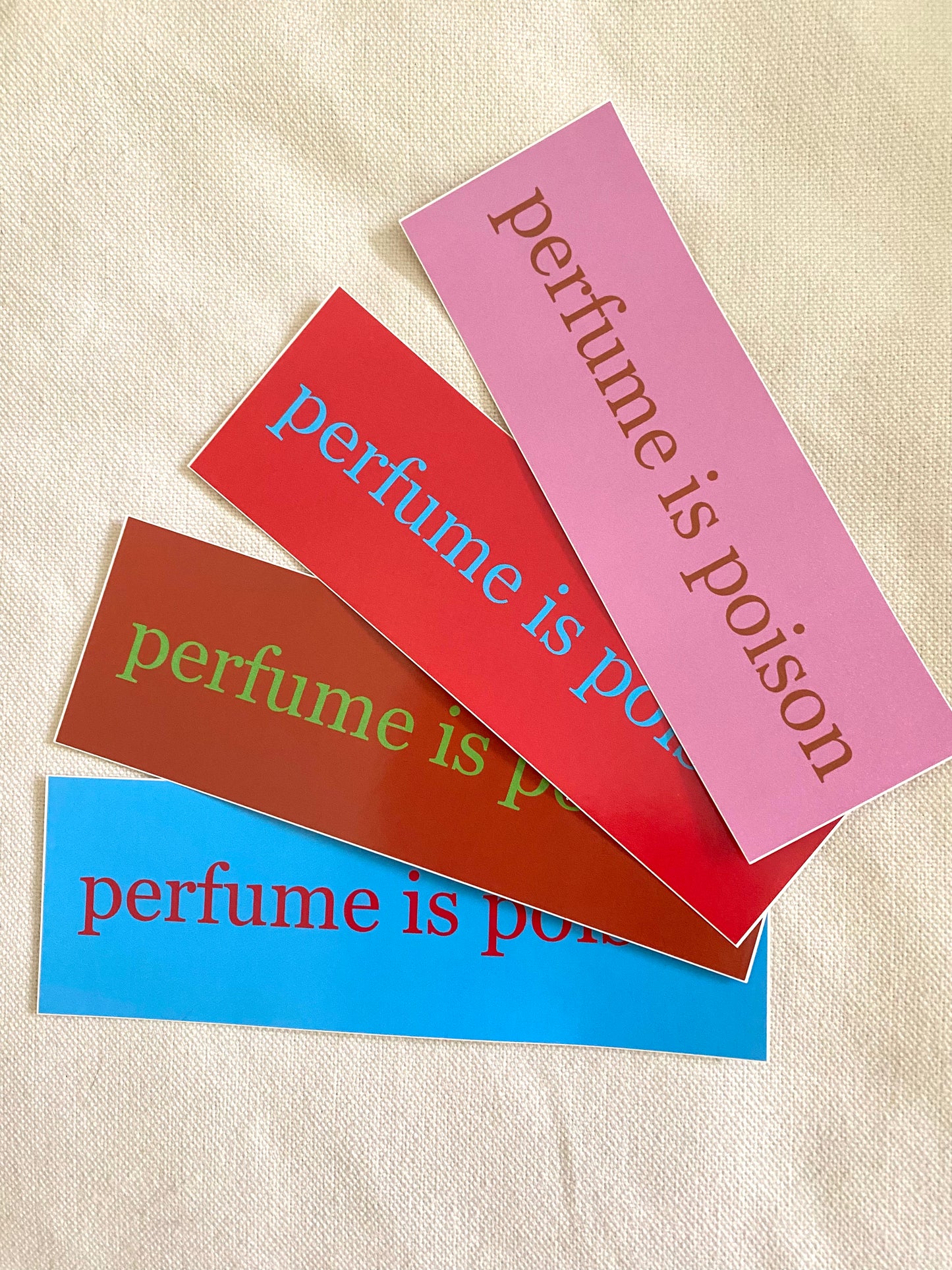 Perfume is Poison stickers